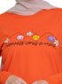 Orange - Design 27 Printed Long - Sleeve - Khotwh